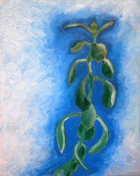 Plant | Paul Filenko | 2003 | Oil on Canvas | Pittsburgh, PA

