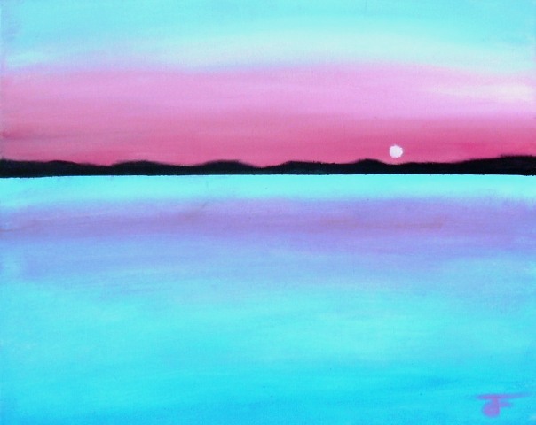 Finnish Archipelago Sunset| Paul Filenko | 2004 | Acrylic on Canvas | Pittsburgh, PA
