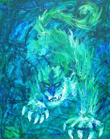 Tiger | Paul Filenko | 2004 | Acrylic on Canvas | Pittsburgh, PA

